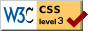 W3C valides CSS 3